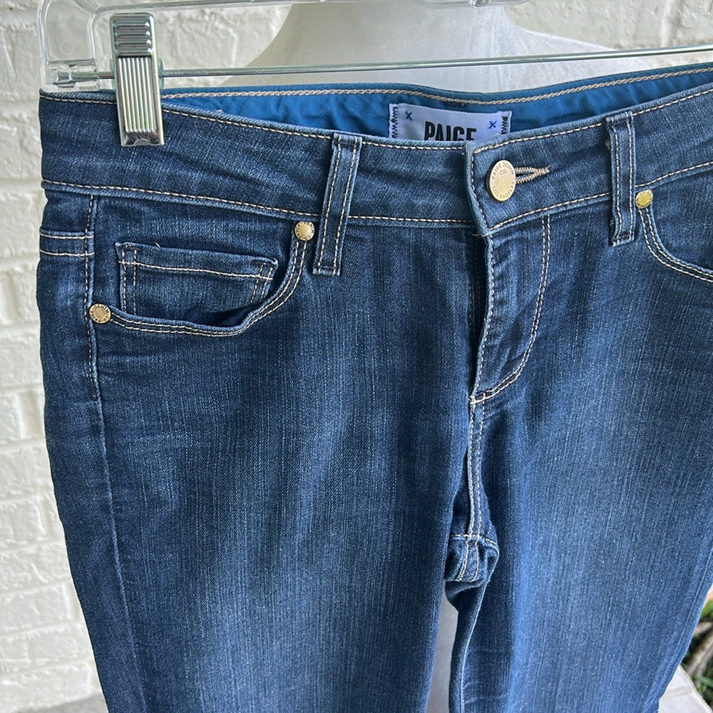 PAIGE Dark Blue Skyline Boot Cut - Picture 3 of 9